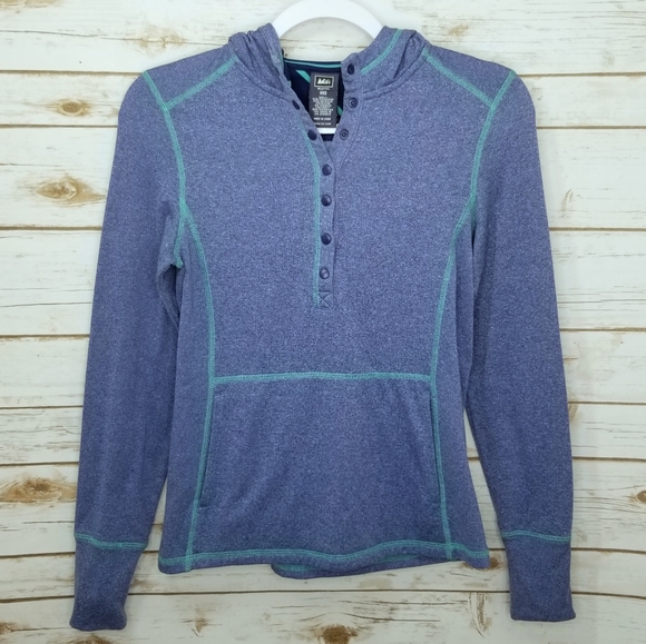REI Pullover Hoodie Size XXS - Picture 4 of 6